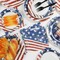 Patriotic Party Supplies Set for 50 Guests – Plates and Napkins with American Flag